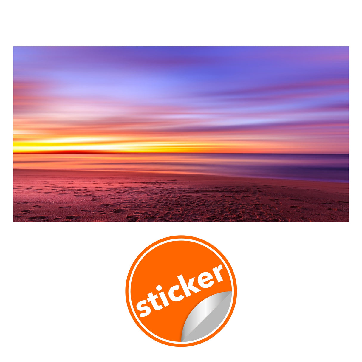 Sunset Wallpaper Decals - Peel Stick Nature Photo Self Adhesive Mural Wall Paper Decal