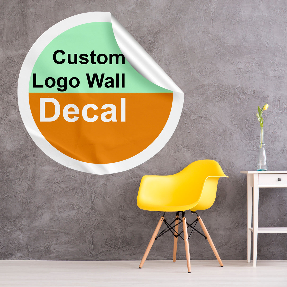 Custom Wall Decal Logo - Create Personalized Business Customized Sticker