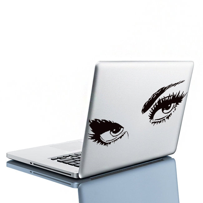 Woman Eyes Sticker Bedroom Wall Decor For Women - Female Eye Lash Beautiful Room Eyebrow Decal