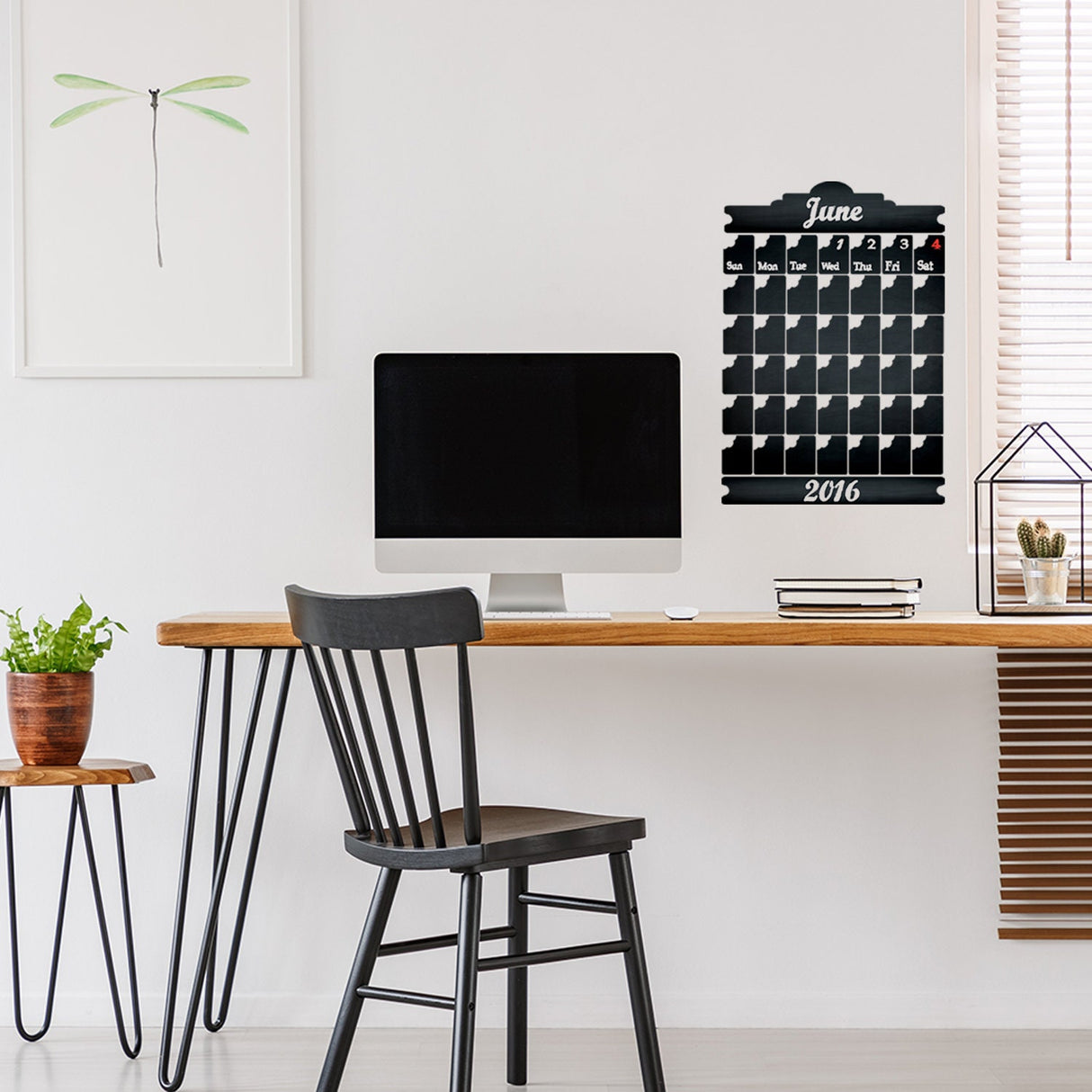 Chalkboard Wall Planner Blackboard Kitchen Sticker - Black Board Weekly Calendar Chalk Decal Monthly Week Day Meal Memo Menu Daily Organiser