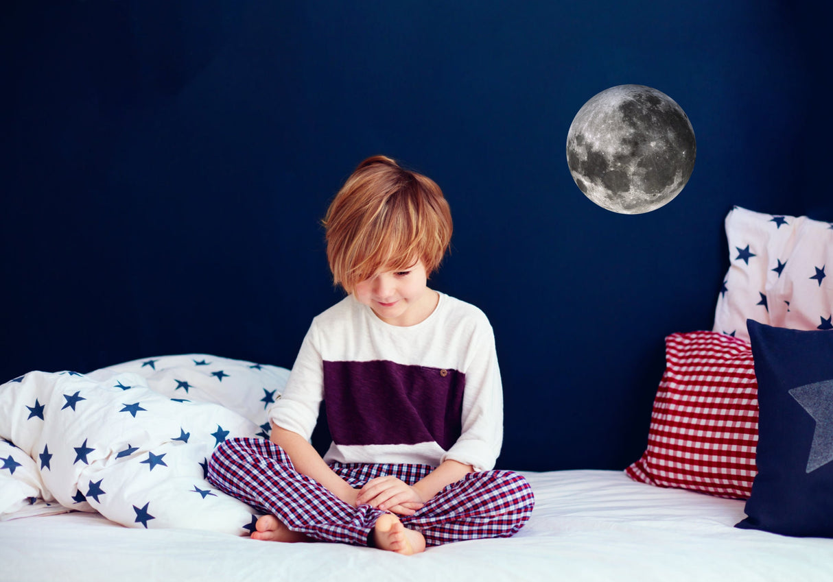 Full Moon Wall Decal - Moon Back Phase Sticker