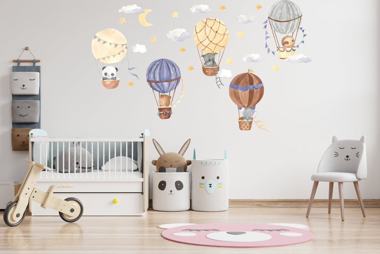 ballons bubble ballon pink infant pegatinas pared para bebes vinilo decorativo bebe rooms wood artwork cover papel tapiz calcomanias cuartos niños cut nursury tiger