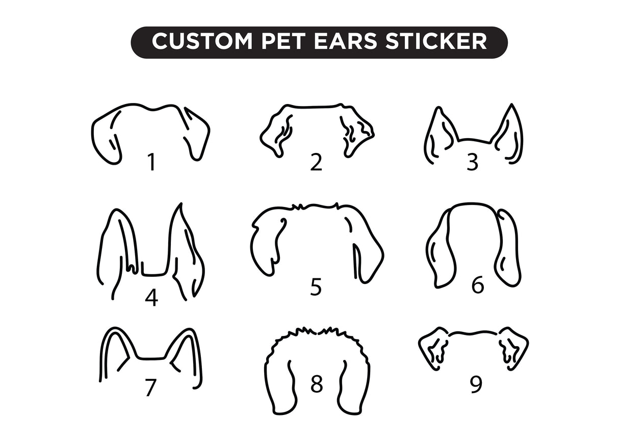"Personalized Dog Tattoo Decal"