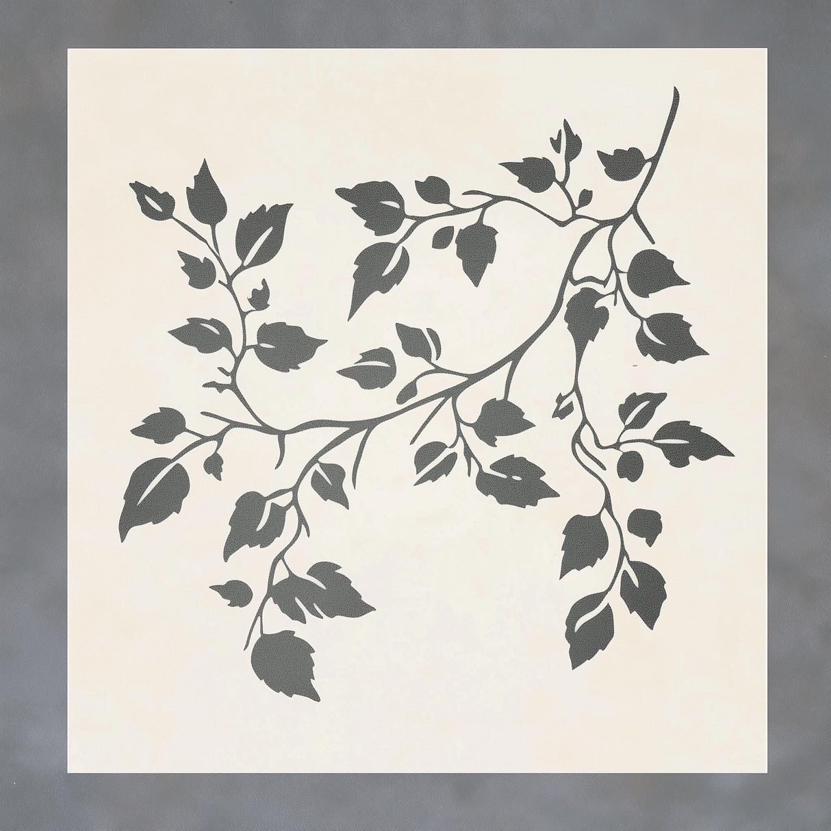 Vine Stencil | 3D Printed Floral Stencil | Reusable Wall Painting Stencil | DIY Craft Stencil | Home Decor Stencil | Nature Pattern Stencil