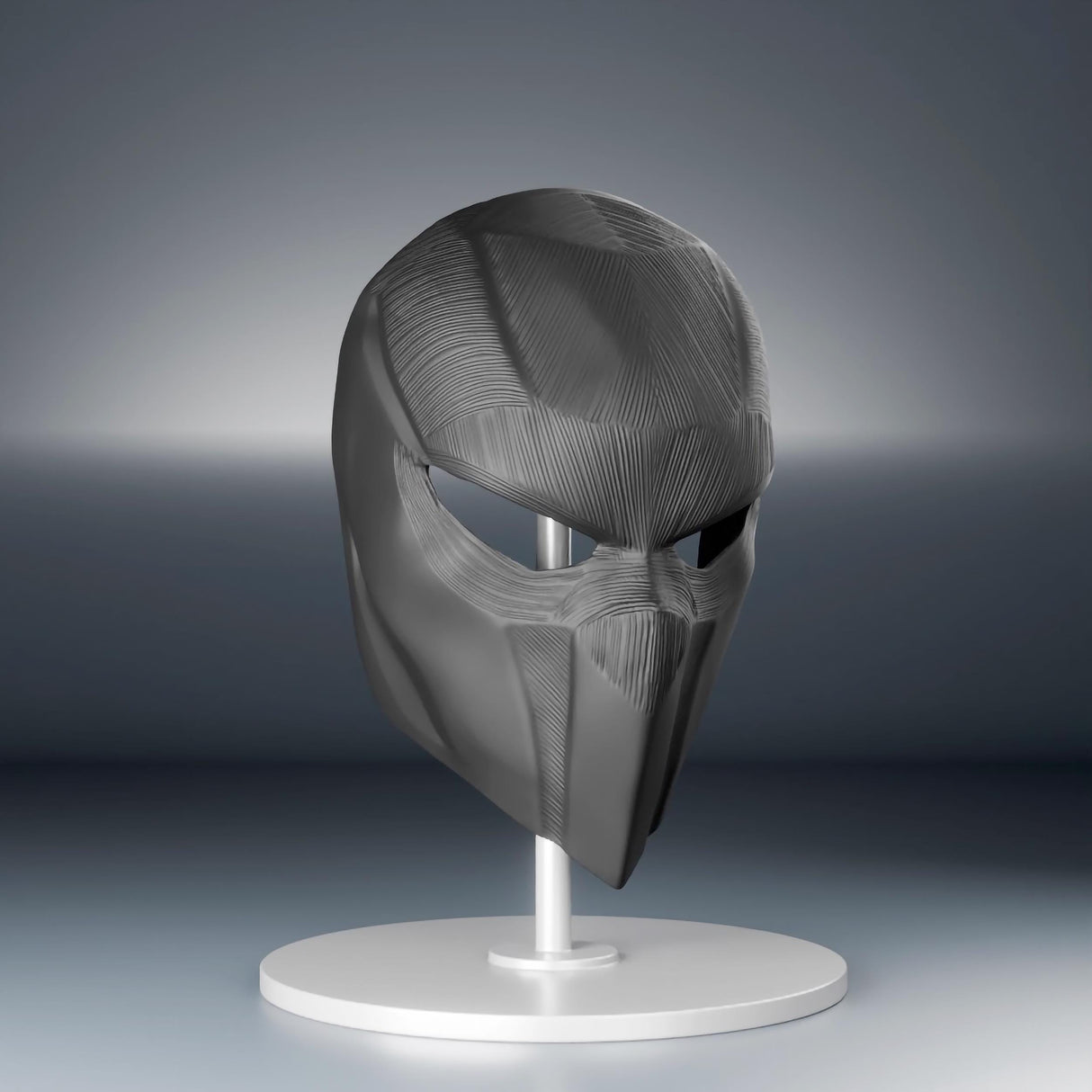 Futuristic Tactical Face Mask | Black 3D Printed Mask | Cosplay Helmet
