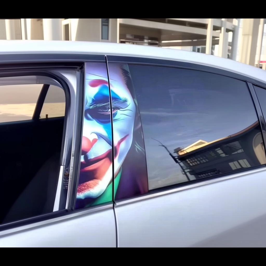 Custom B-Pillar Car Sticker | Personalized Vinyl Car Door Wrap | Upload ANY Your Photo Design | Customized Car Print Unique Gift for Drivers