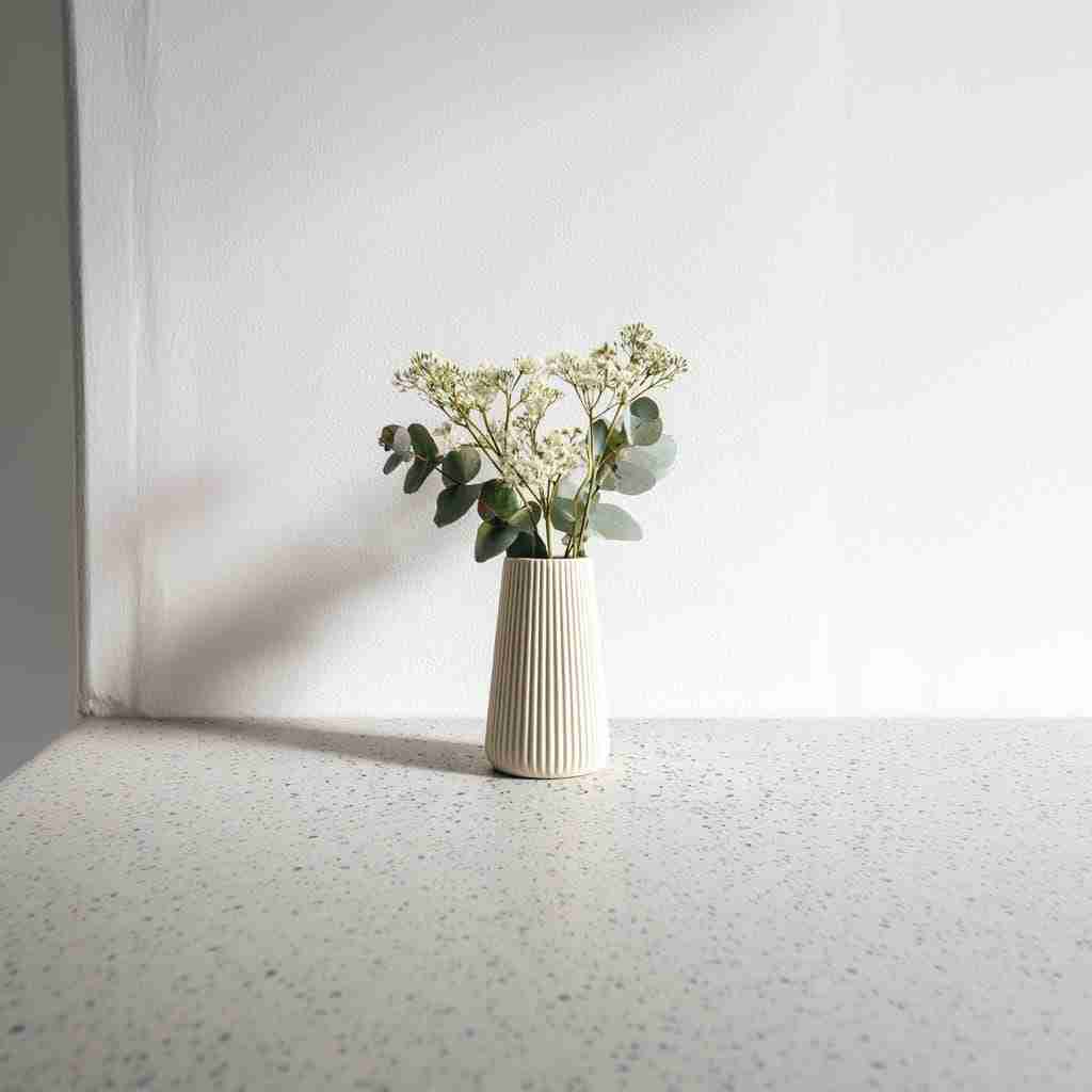 3D Printed Origami Vase | Minimalist Ribbed Vase for Fresh Dried Flowers | Modern Geometric Home Decor | Unique Gift for Her | Table Flower