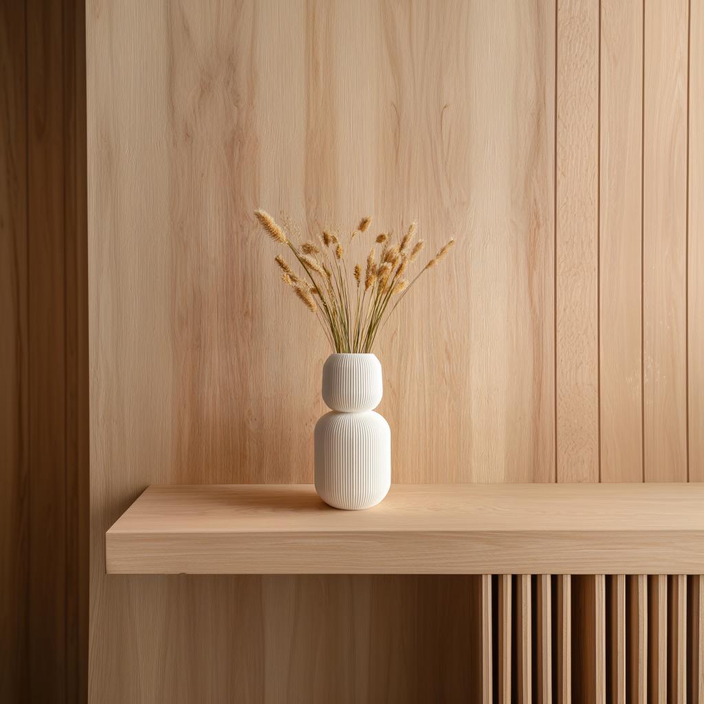 3D Printed Geometric Vase | Modern Decorative Vase for Dried Flowers | Minimalist Home Accent | Unique 3D Print Home Decor