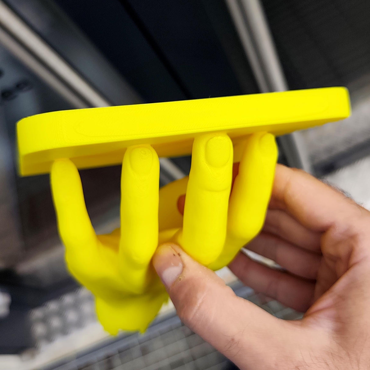 Hand Wall Shelf | 3D Printed Floating Shelf | Surreal Art Shelf