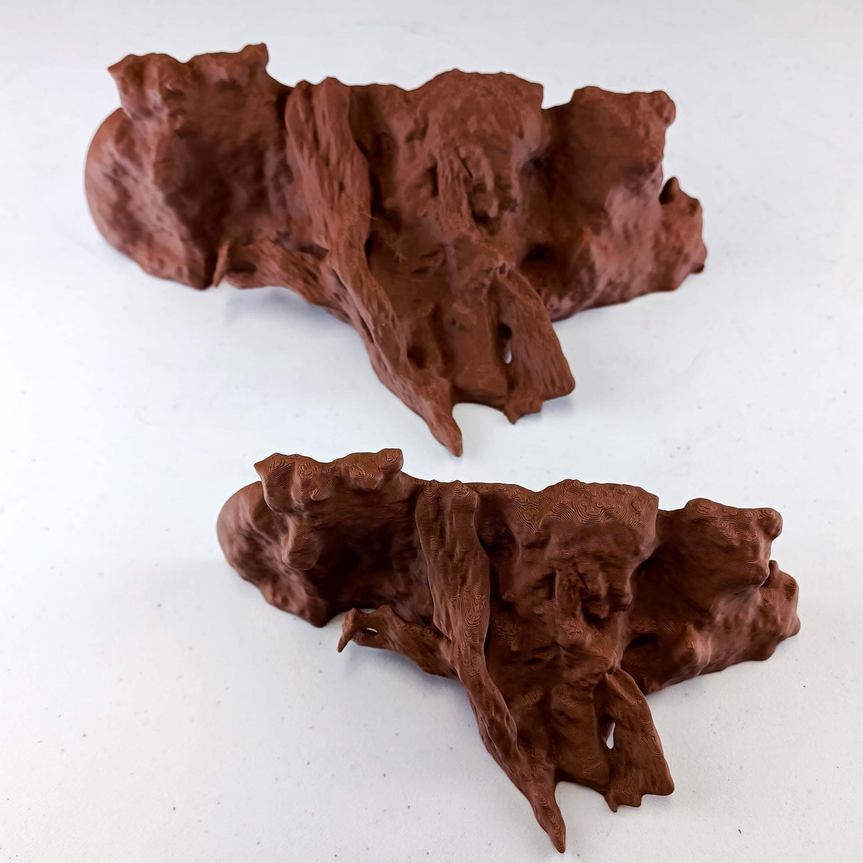 Tree Root Wall Shelf | Floating Shelf for Plants | 3D Printed Organic Wall Decor