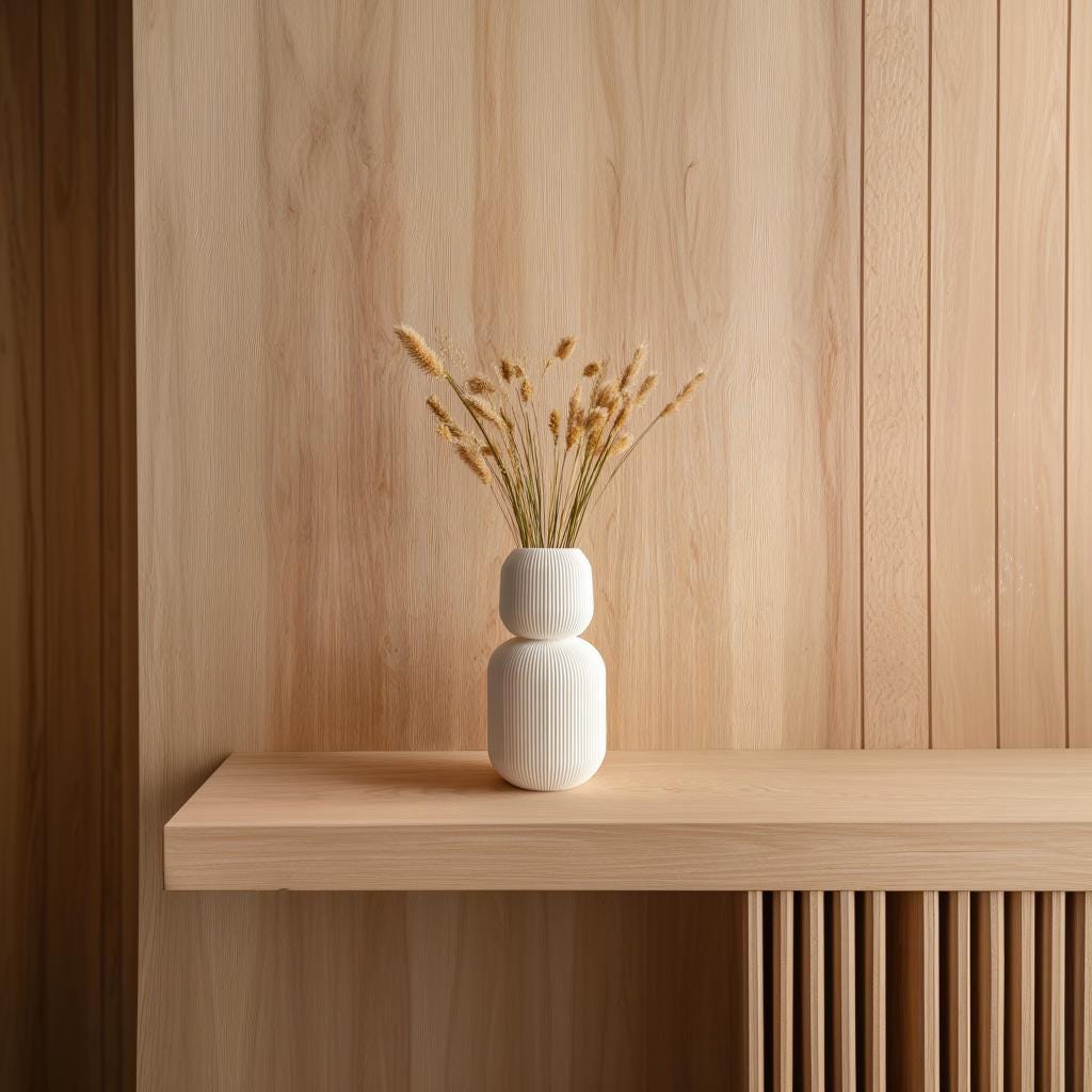 3D Printed Geometric Vase | Modern Decorative Vase for Dried Flowers | Minimalist Home Accent | Unique 3D Print Home Decor