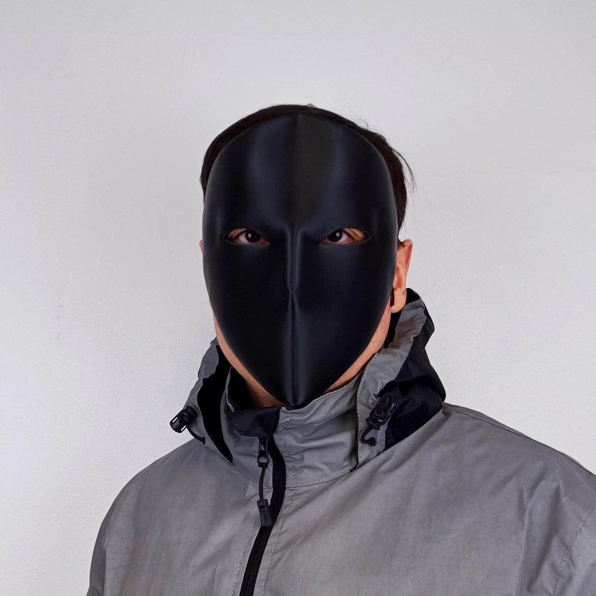 Custom Blank Face Mask | Minimalist Cosplay Mask | White or Colorful Costume Mask | 3D Printed Mask for Halloween & Events