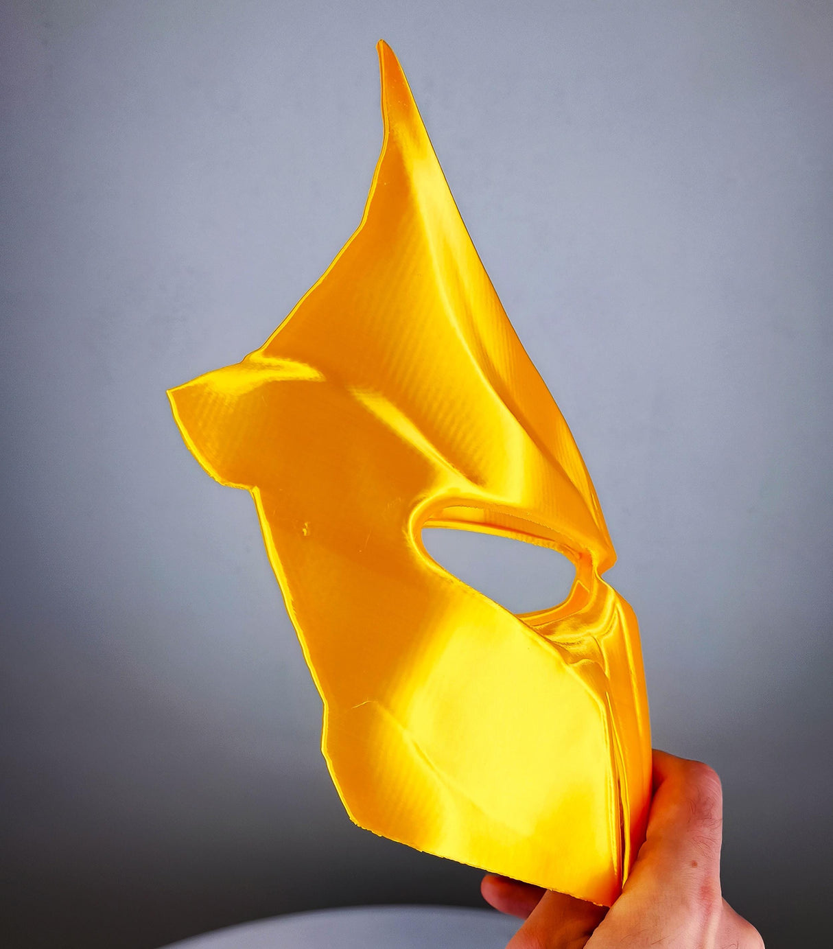 Warrior Samurai Demon Mask | 3D Printed Fantasy Battle Cosplay Armor Mask | Mythical Medieval Knight Mask | Halloween Futuristic Mask