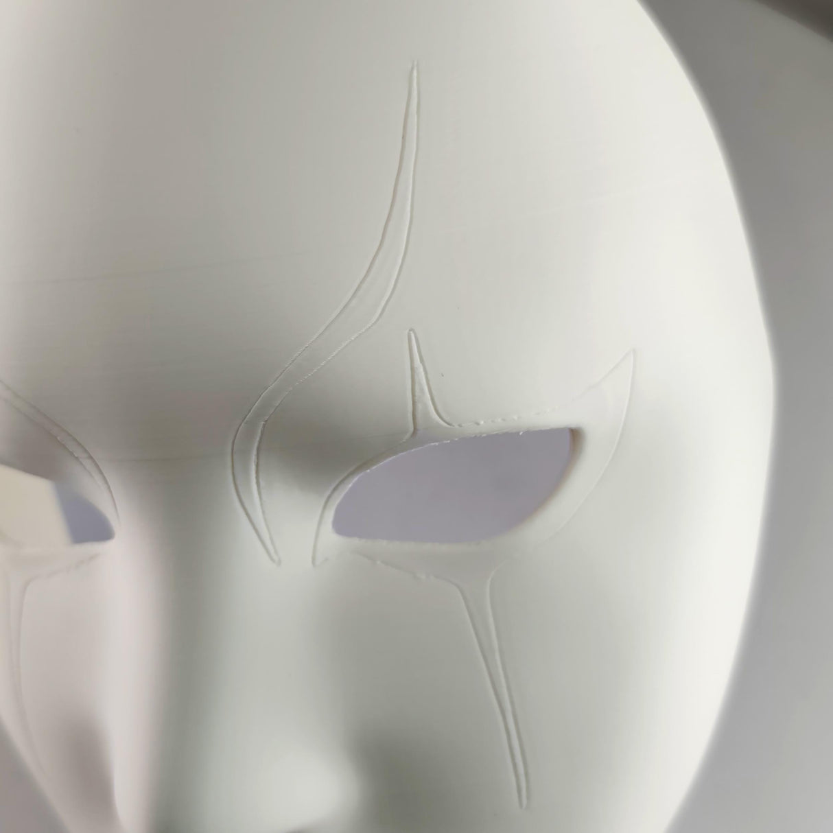 Japanese Ghost Mask | Horror Cosplay Masks | 3D Printed Theater Gothic Phantom Haunting Halloween Face