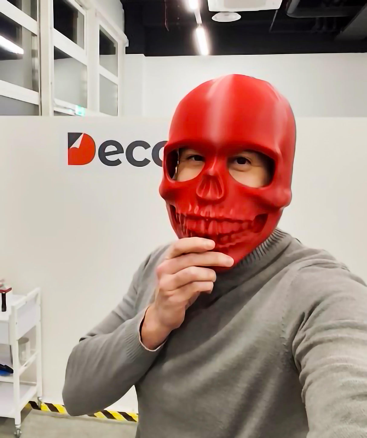 3D Printed Skull Mask | Horror Costume Cosplay Face Mask | Halloween Skeleton Mask