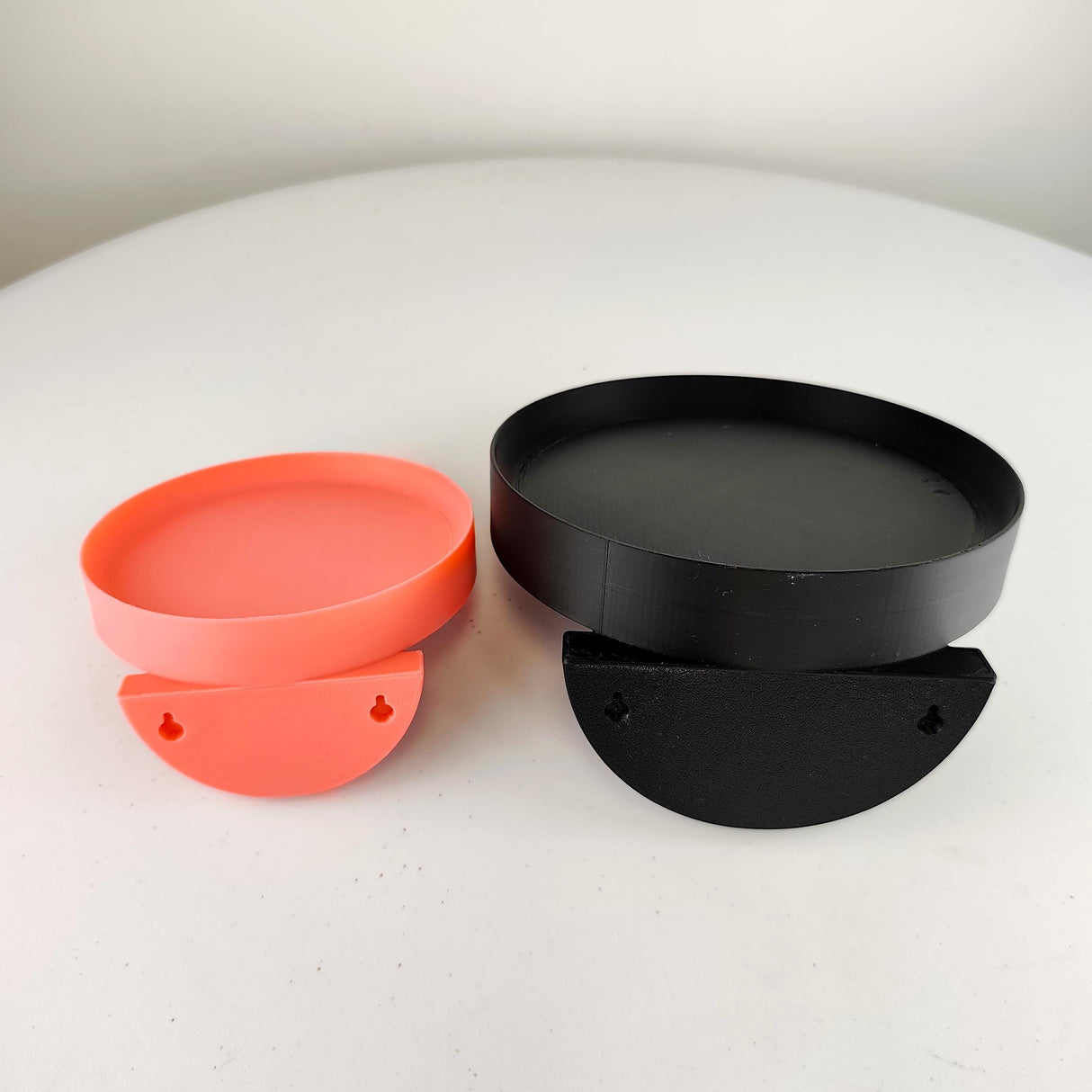 3D Printed Round Wall Shelf | Modern Minimalist Floating Shelf with Circular Design | Contemporary Wall Decor for Stylish Home Interiors