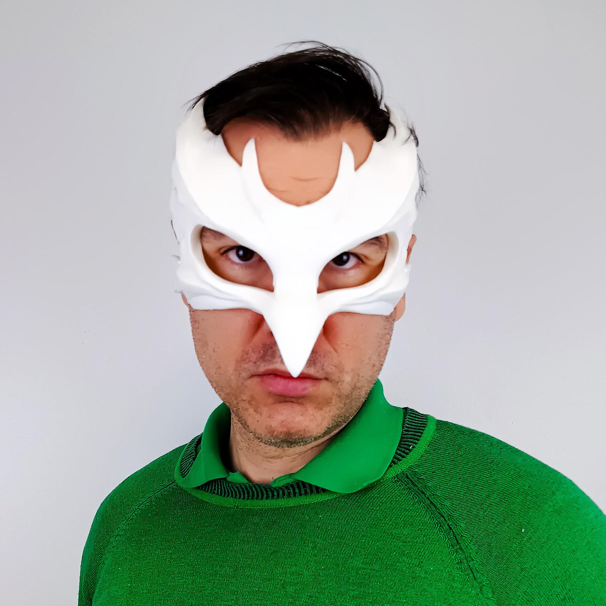 3D Printed Bird Mask | Fantasy Masquerade Elegant Plague Doctor Mask | Mystic Raven Mask