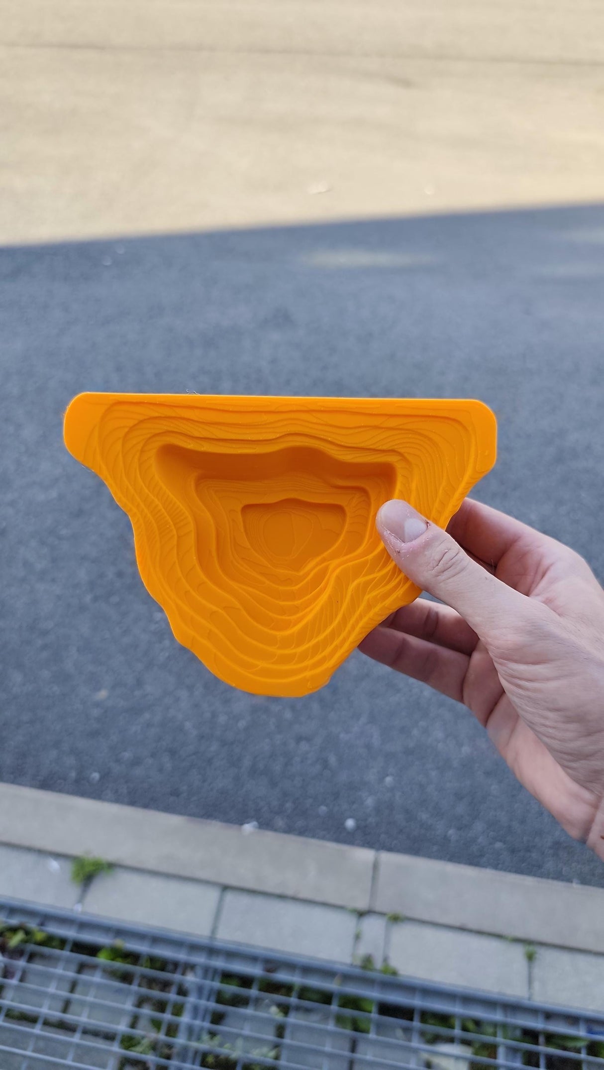 3D Printed Floating Shelf | Geometric Wall Modern Layered Design | Minimalist Home Decor | Sculptural Shelf Gift for Interior Design Lovers