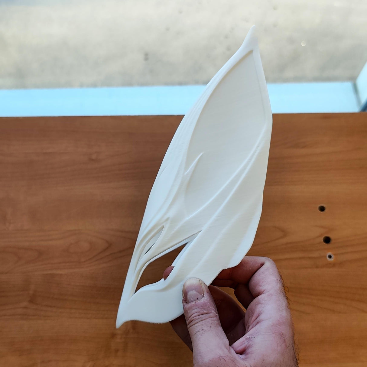 Japanese Fox Spirit Mask | Half Face Cosplay Mask | 3D Printed Samurai Warrior Mask | Anime Fox Mask | Theater Halloween Mask