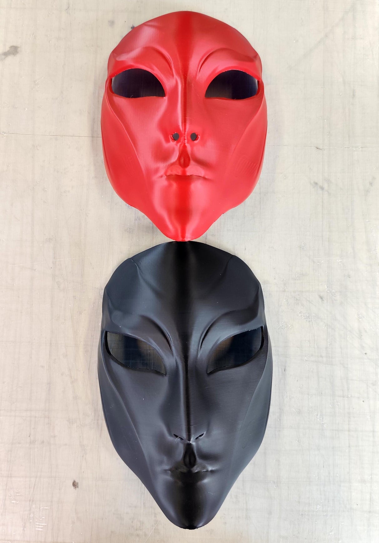 Phantom Assassin Mask | 3D Printed Sci-Fi Cosplay Mask | Stealth Warrior Gothic Horror Mask