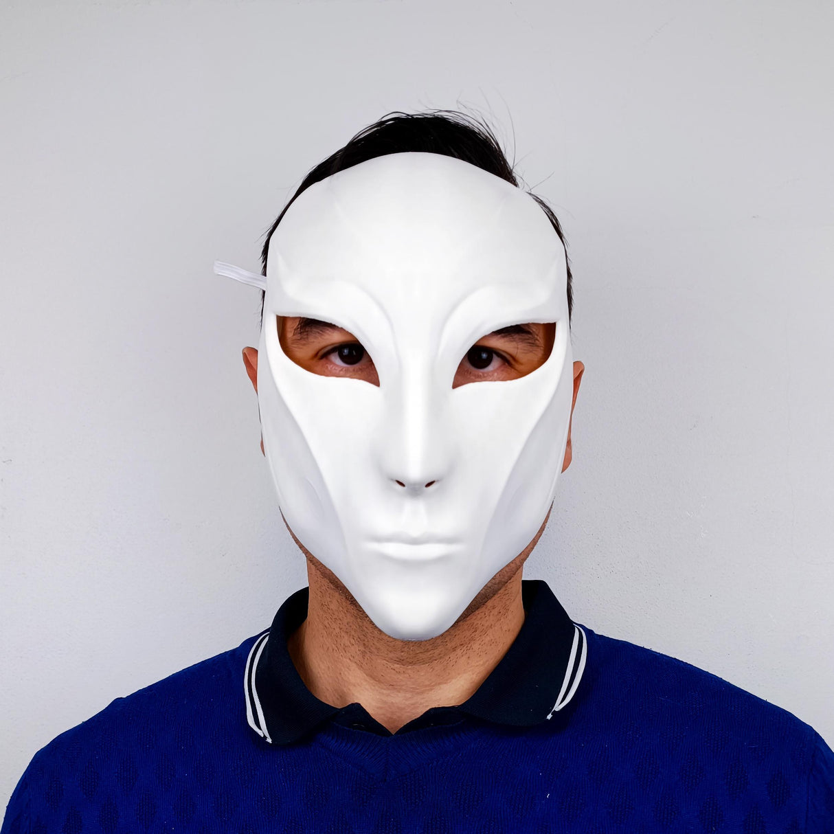 Phantom Assassin Mask | 3D Printed Sci-Fi Cosplay Mask | Stealth Warrior Gothic Horror Mask