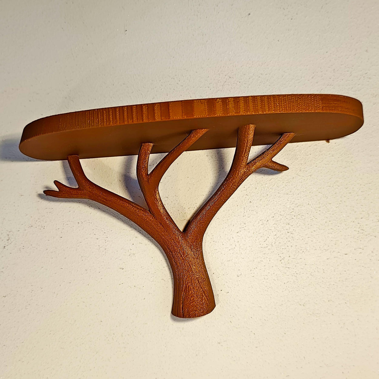 Tree Branch Wall Shelf | 3D Printed Floating Shelf for Plants | Nature Inspired Decor | Modern Wall Storage | Minimalist Plant Holder