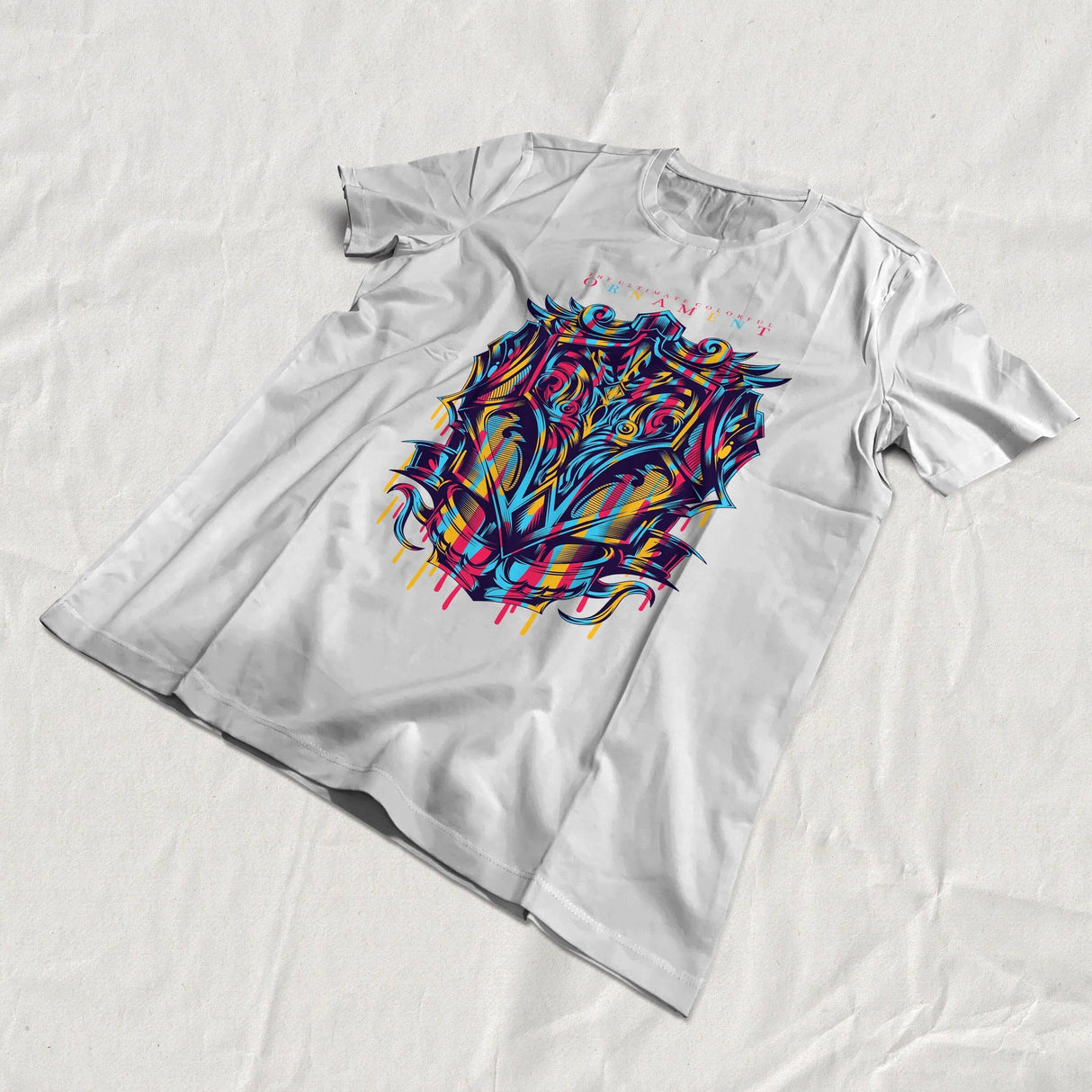 Personalized t-shirt featuring vibrant graphic design, perfect for showcasing your unique style.
