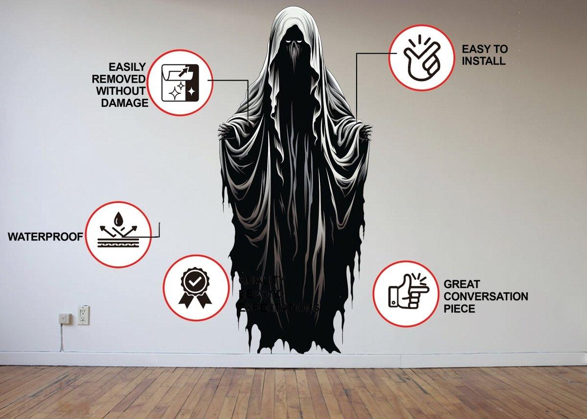 Halloween Shadows Wall Decal, easy to install, waterproof, easily removed without damage, great conversation piece.