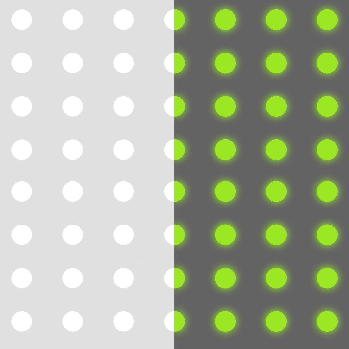 Glow in the dark dots wall stickers; 40 luminous ceiling sticker decals for magical room decor.