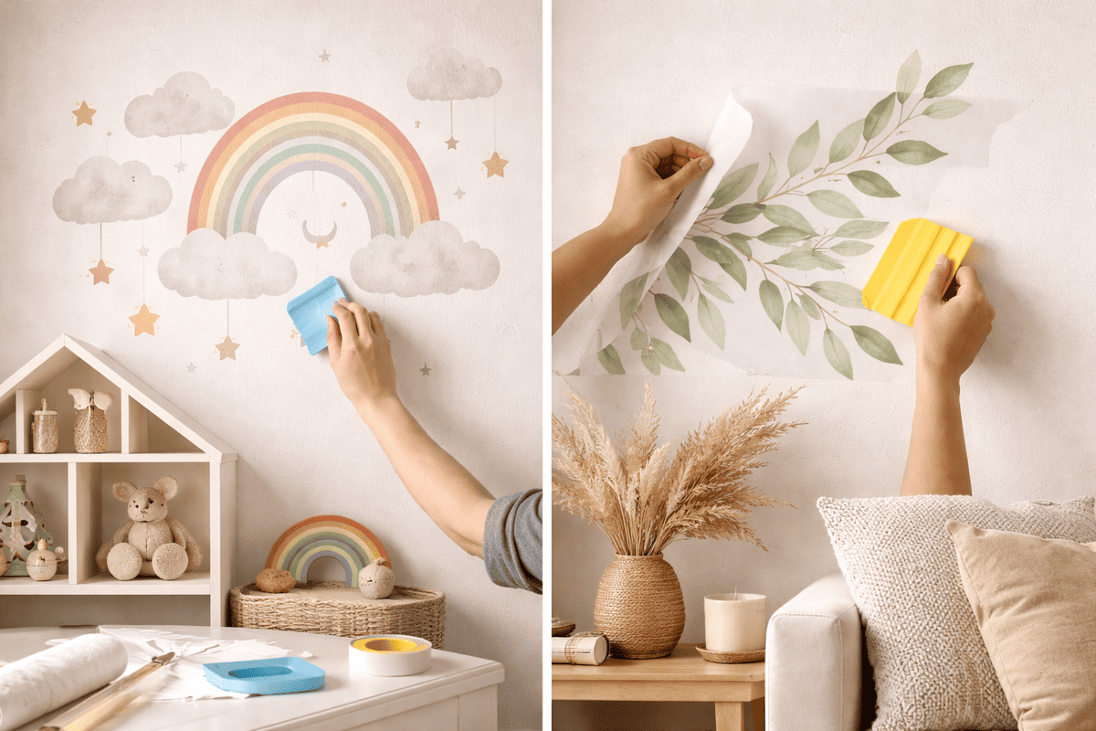 Top 10 Mistakes People Make When Applying Vinyl Wall Stickers