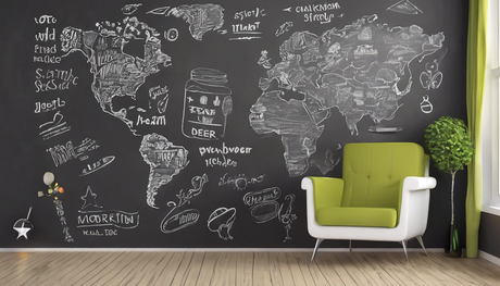 Transform Your Space: Creative Ideas for Using Chalkboard Wall Stickers