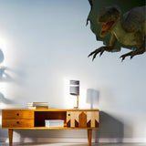 3d Dinosaurus Art Animal Hole In Wall Sticker - Vinyl Decor Broken Illusion Peel And Stick Decal