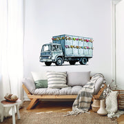 Additional product presentation of Artist Animal Truck Vinyl Wall Sticker.