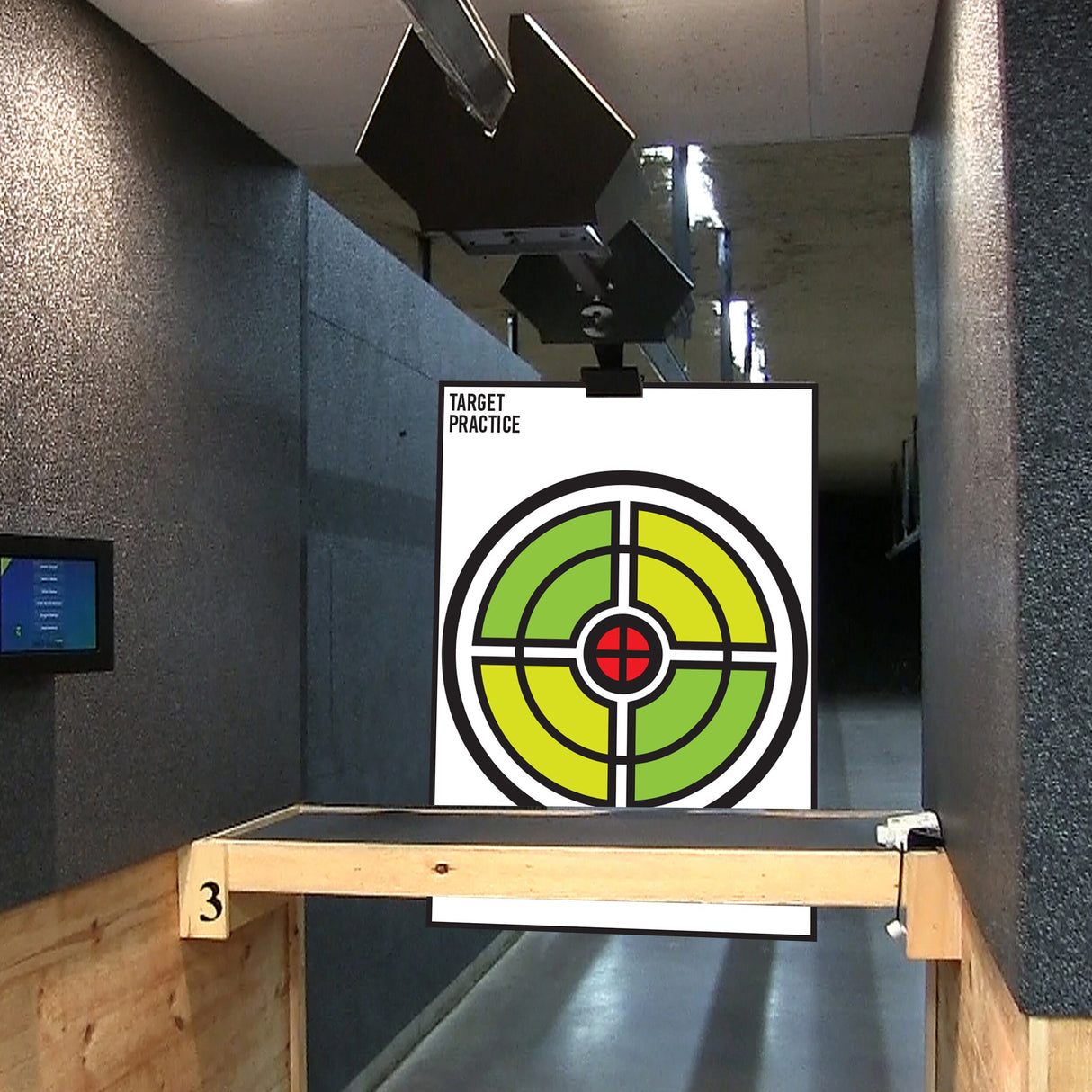 Range Shooting Targets Practice For Gun Rifle Pistol Airsoft Handgun - Large Outdoor Circle Paper Shoot Set
