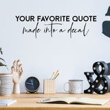Custom Wall Decal Quote Vinyl Sticker - Personalised Family Baby Living Room Kitchen Bedroom Decor Quotes Stickers Home Black Your Own Sign