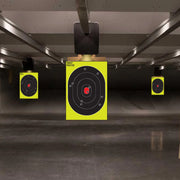 Circular scoring practice target poster shown as a standalone 16 × 24 inch sheet.