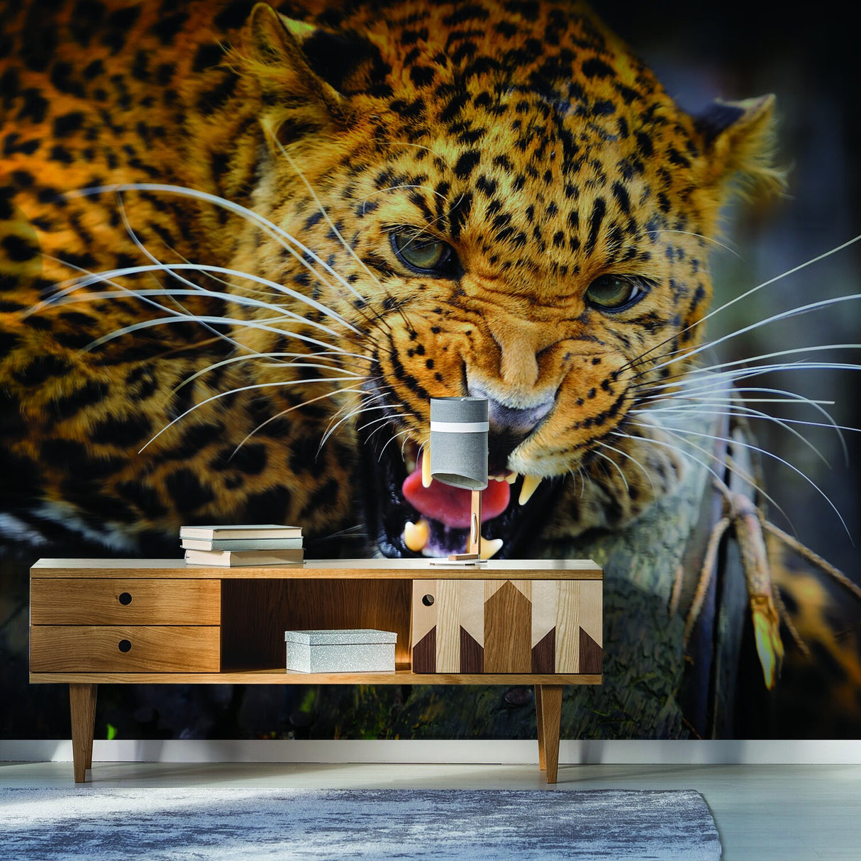 Jaguar Wallpaper Vinyl Decal Decor - Home Bedroom Peel And Stick Removable Art Wall Paper Sticker