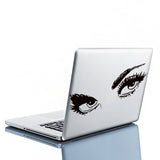Woman Eyes Sticker Bedroom Wall Decor For Women - Female Eye Lash Beautiful Room Eyebrow Decal