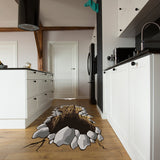 3d Floor Decal - Large Peel And Stick Portal Flooring Vinyl Sticker Decor For Kid Living Room