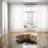3d Floor Decal - Large Peel And Stick Portal Flooring Vinyl Sticker Decor For Kid Living Room