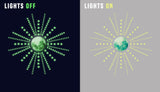 The Glowing Moon Decal - Glow In The Dark Stars Stickers