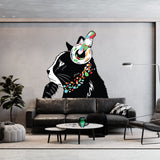 Thinking Cat Sticker - Inspired by Banksy Art Vinyl Dj Baksy Wall Decal