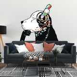 Dog Wall Sticker - Puppy Head Decal