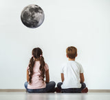 Full Moon Wall Sticker - Moon Back Phase Decal