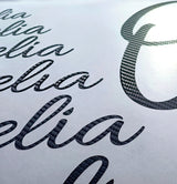 Personalised Vinyl Name Decals - Personalized Carbon Fibre Label Tags