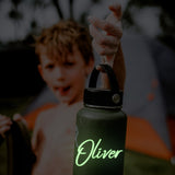 Personalised Vinyl Name Decals - Personalized Glow in the Dark Label Tags