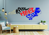 North Carolina Sticker - Removable Vinyl Wall Stickers