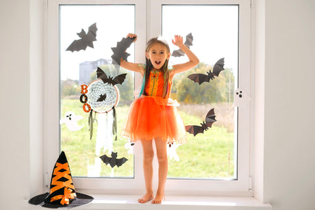 20-Pack Halloween Bat Window Stickers
