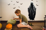 Halloween Haunting Ghoul Wall Art Decal - Shadow Human Monster Sticker