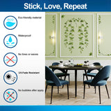 "Green Ivy Leaves Decor"